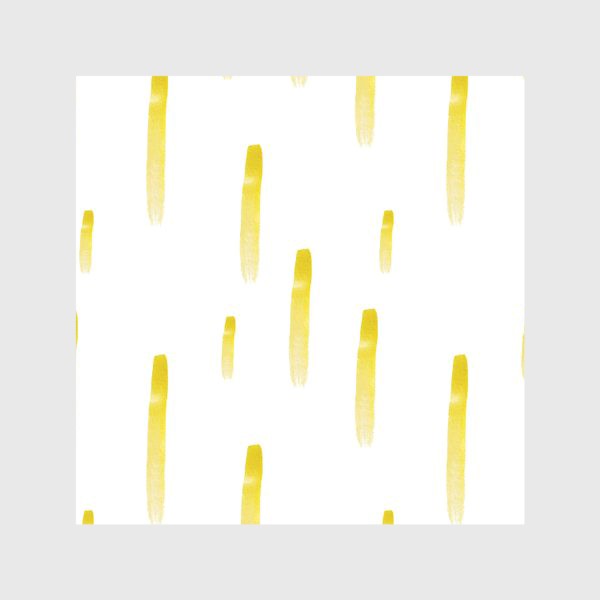 Скатерть «Абстрактные желтые акварельные пятна»