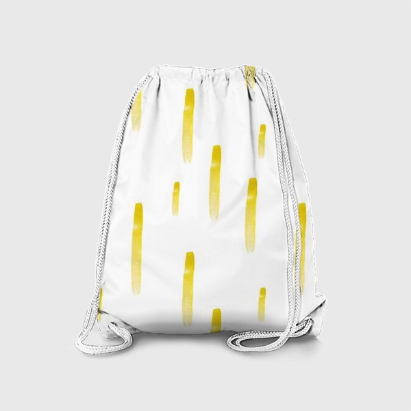 Рюкзак «Абстрактные желтые акварельные пятна»