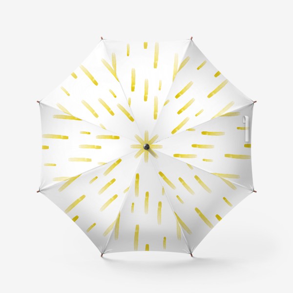 Зонт «Абстрактные желтые акварельные пятна»