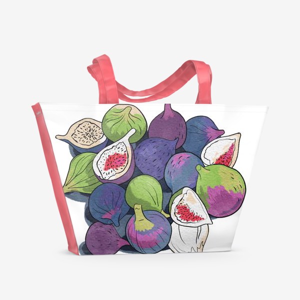 Пляжная сумка «Разноцветный инжир»