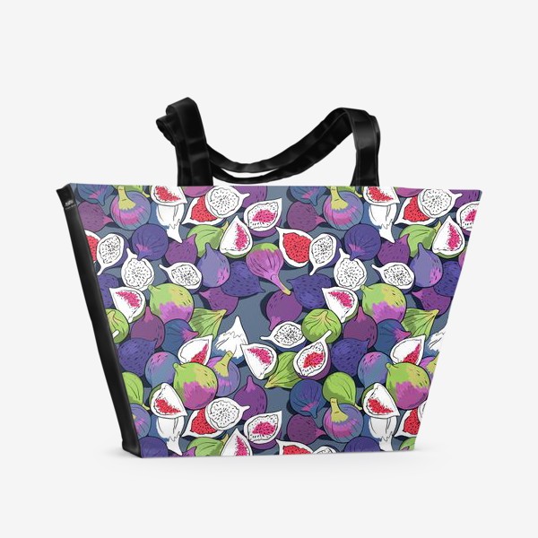 Пляжная сумка «Инжир разноцветный!»