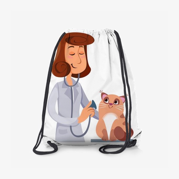 Рюкзак «Ветеринар с котом»