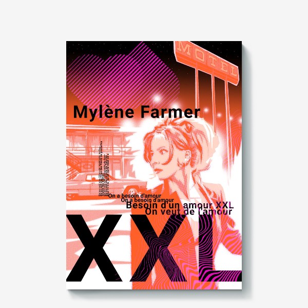 Холст «Mylene Farmer»