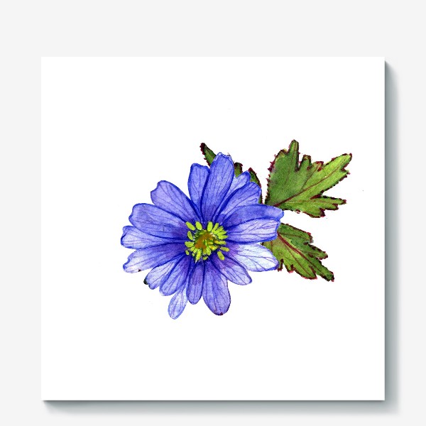 Холст &laquo;синие цветы&raquo;