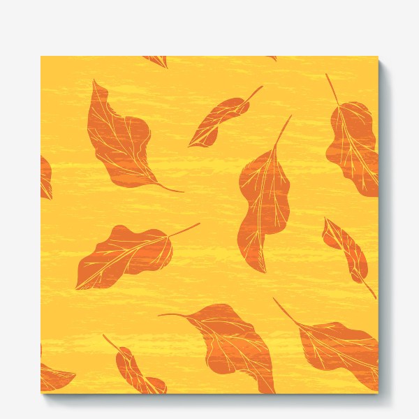 Холст &laquo;оранжевые листья&raquo;
