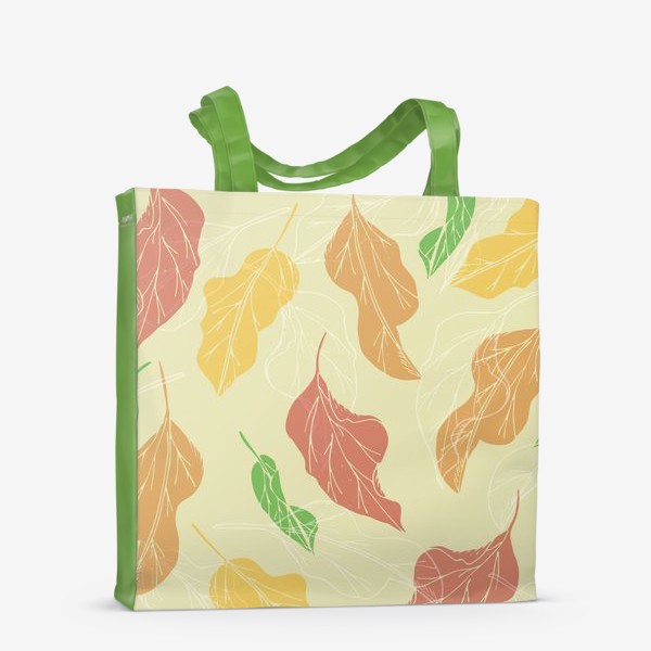Сумка-шоппер «цветные листья»
