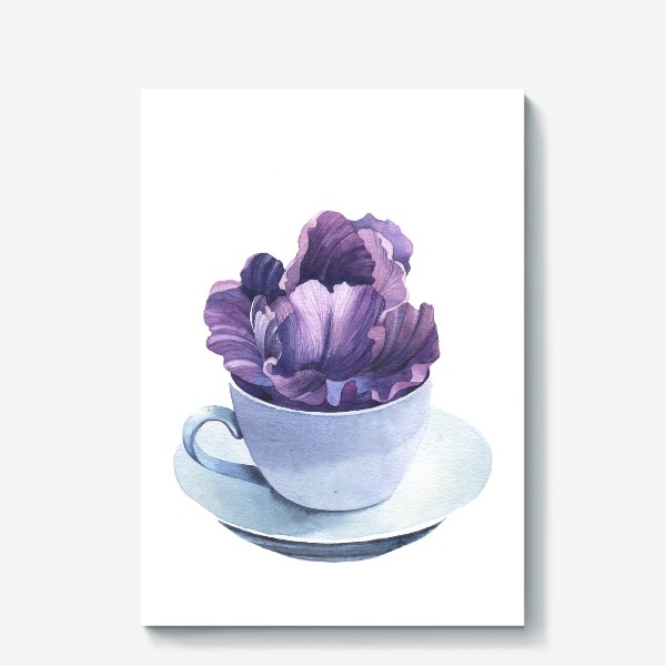 Холст «Цветочный чай »