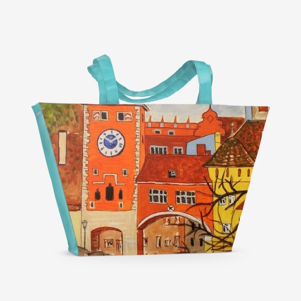 Пляжная сумка «Старая Прага»
