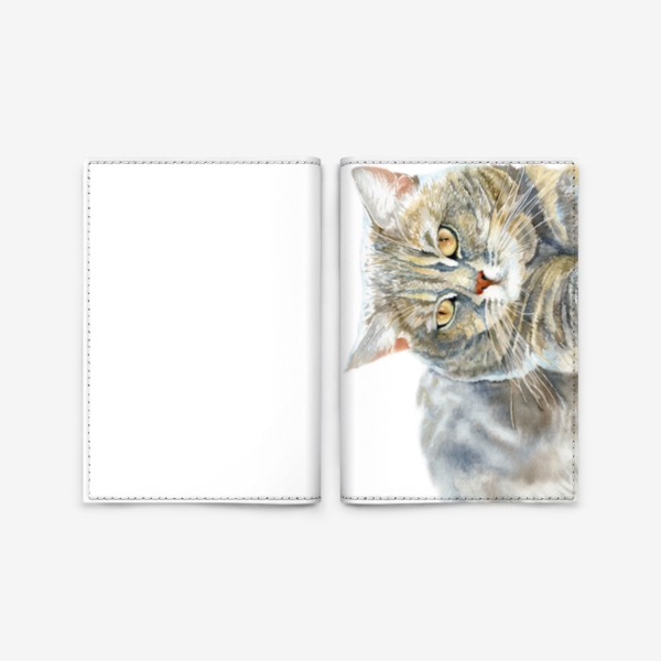 Обложка для паспорта «Кот Арчи»