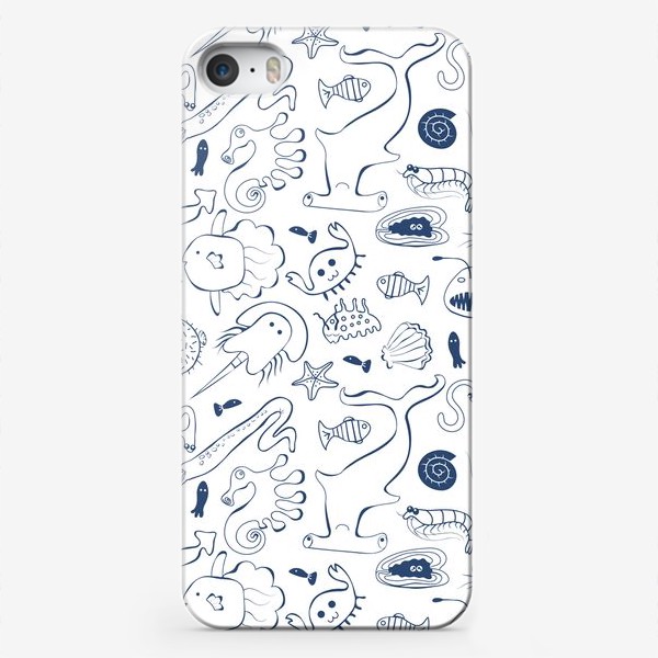 Чехол iPhone «Морская живность»
