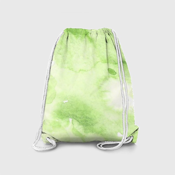 Рюкзак «Акварель абстракция зеленое пятно. »