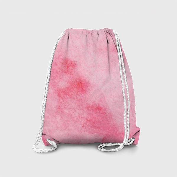 Рюкзак «Акварель абстракция розовое пятно. »