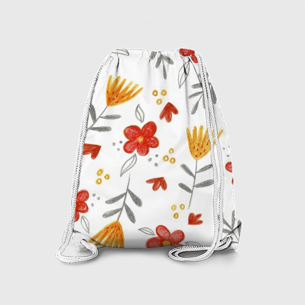 Рюкзак «Осенний цветочный принт»