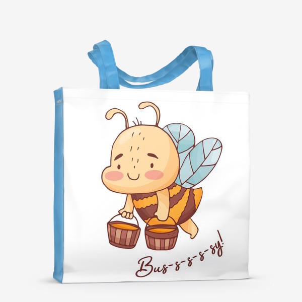 Сумка-шоппер «Занятая пчелка»