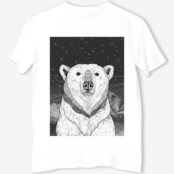 Футболка &laquo;Белый медведь. Мишка полярный. &raquo;