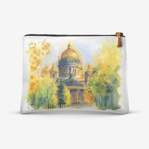 Косметичка «Осенний Исаакиевский собор, Санкт-Петербург»