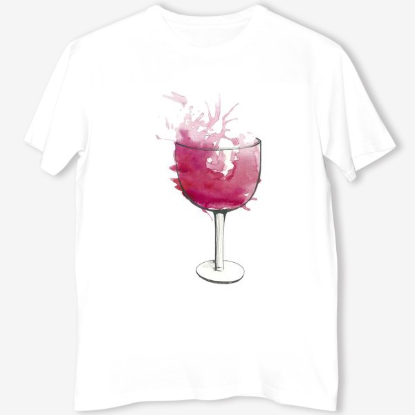 Футболка «Розовое вино»