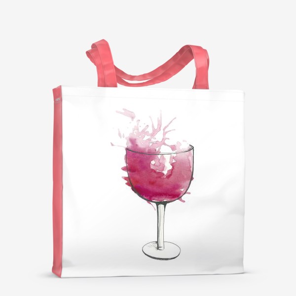 Сумка-шоппер &laquo;Розовое вино&raquo;