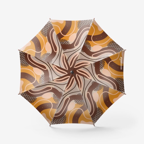 Зонт «Современный модный абстрактный узор. Бохо стиль. Пятна, овалы, круги, разводы»