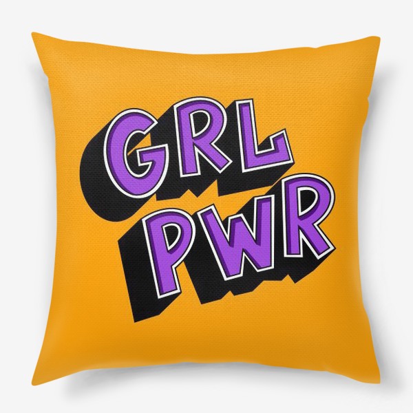 Подушка «Grl pwr »