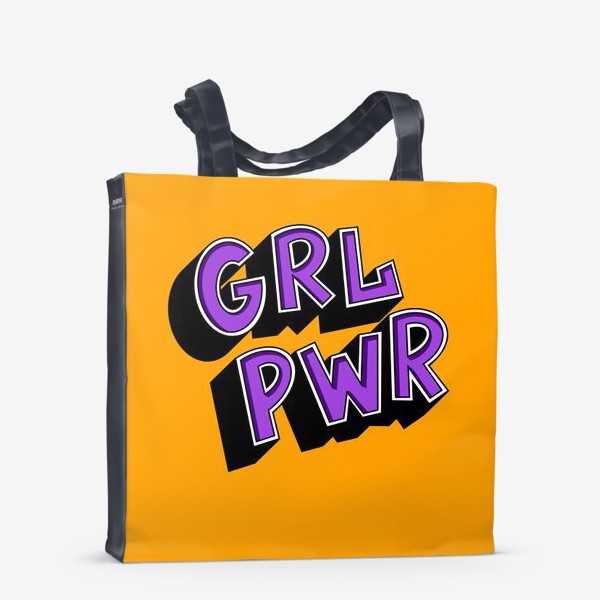 Сумка-шоппер «Grl pwr »
