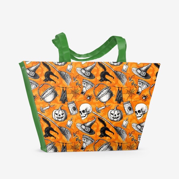 Пляжная сумка «Винтажный Хэллоуин»