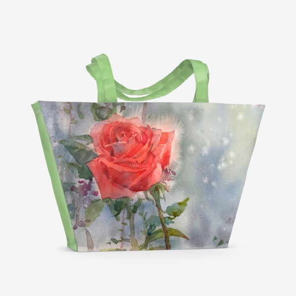 Пляжная сумка «Роза. Символ любви»