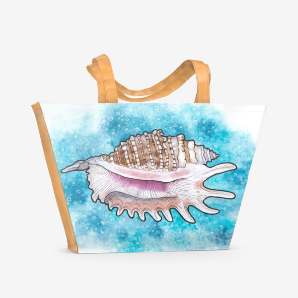 Пляжная сумка «Морская ракушка»