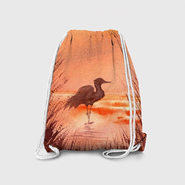 Рюкзак «Птица на закате»