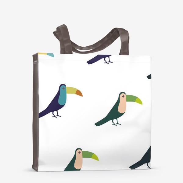 Сумка-шоппер «паттерн птица Тукан»