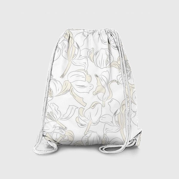 Рюкзак «тюльпаны абстрактный модерн»