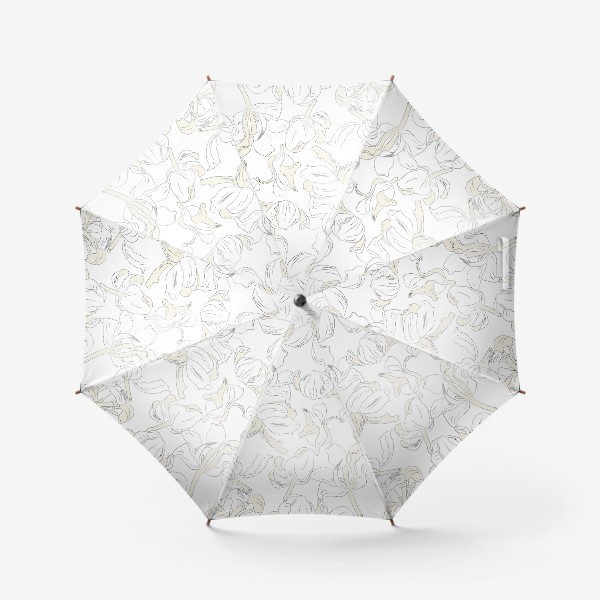 Зонт «тюльпаны абстрактный модерн»