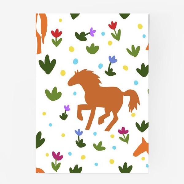 Постер «Паттерн с лошадьми»