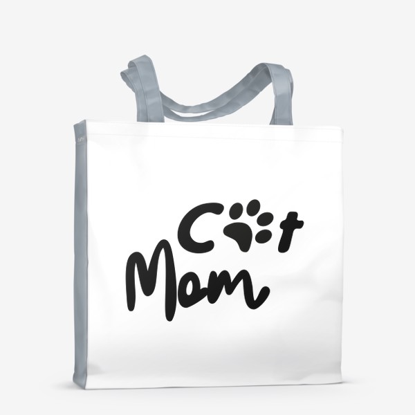 Сумка-шоппер «Леттеринг "Cat mom"»