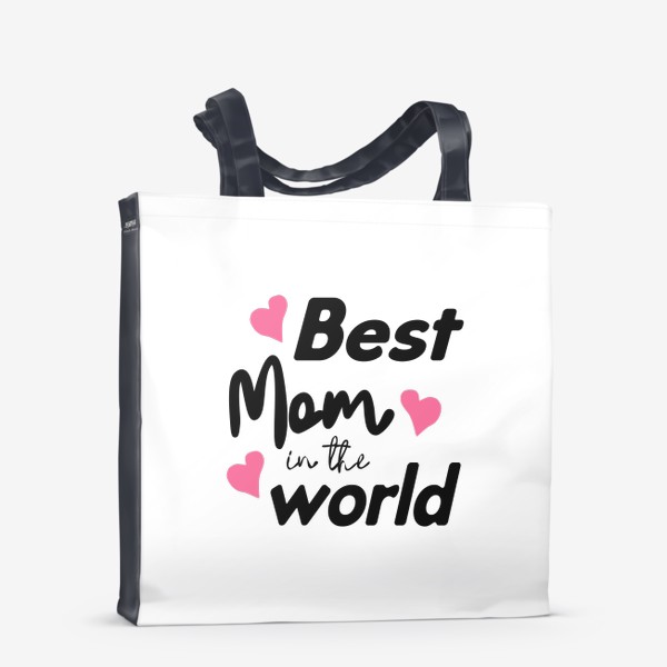 Сумка-шоппер «Леттеринг "Лучшая мама на свете"»