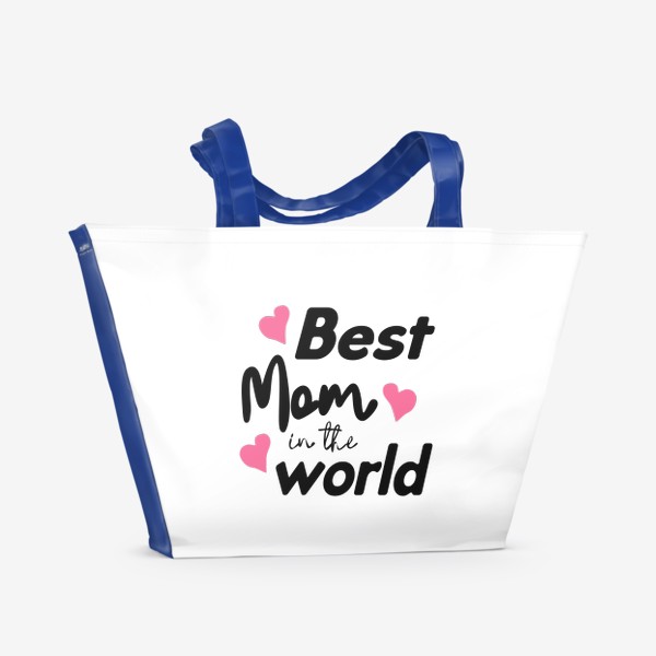 Пляжная сумка «Леттеринг "Лучшая мама на свете"»