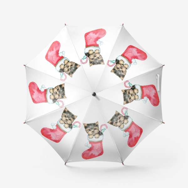 Зонт «Новогодний щенок»