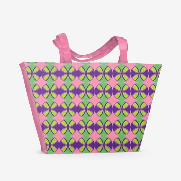 Пляжная сумка «геометрический узор»