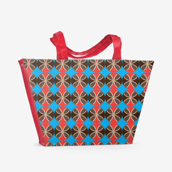 Пляжная сумка «геометрический рисунок»
