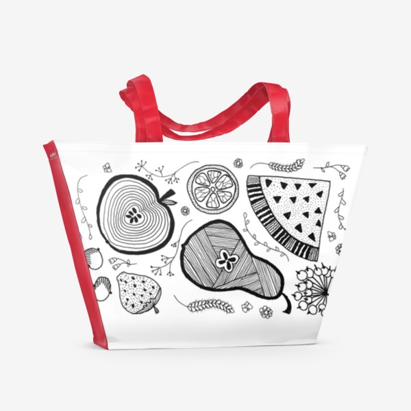 Пляжная сумка &laquo;фруктовый салат&raquo;