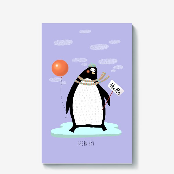 Холст «Пингвин»