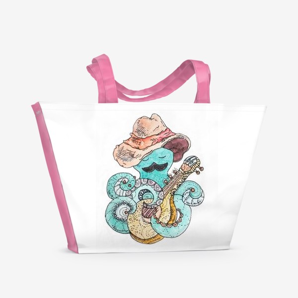 Пляжная сумка «Веселый осьминог»