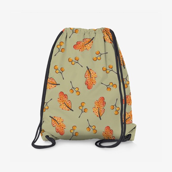 Рюкзак «Осенние листья, паттерн»