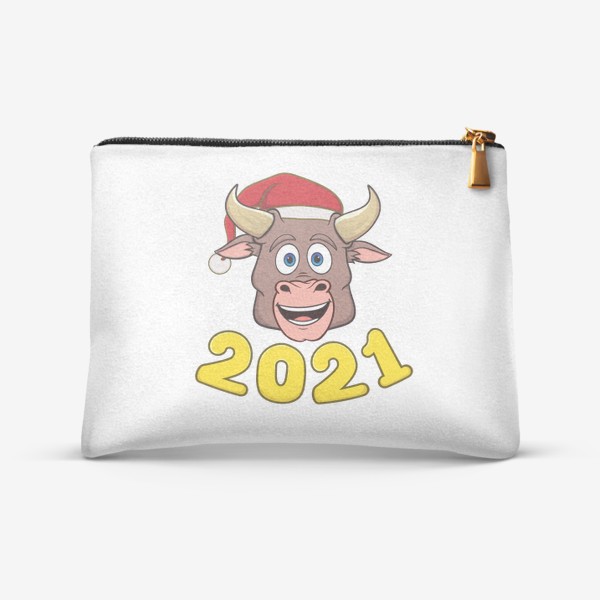 Косметичка «бык символ нового года 2021»