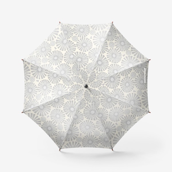 Зонт «монохромные ромашки»