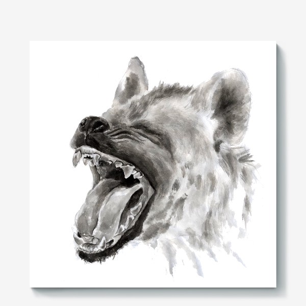 Холст «Смех гиена смеется и ее зубы»