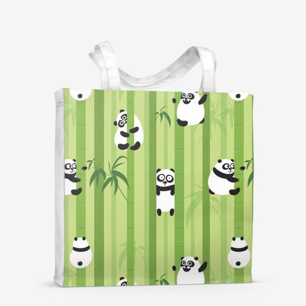 Сумка-шоппер «Панды и бамбук»