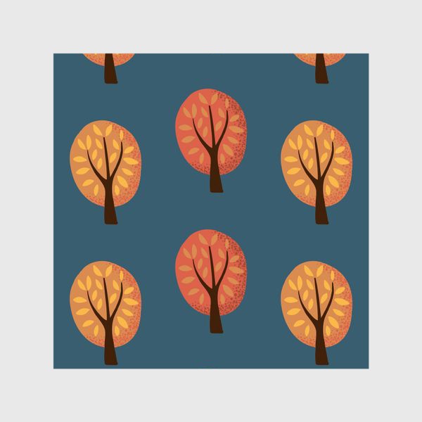 Шторы «Осенние деревья»