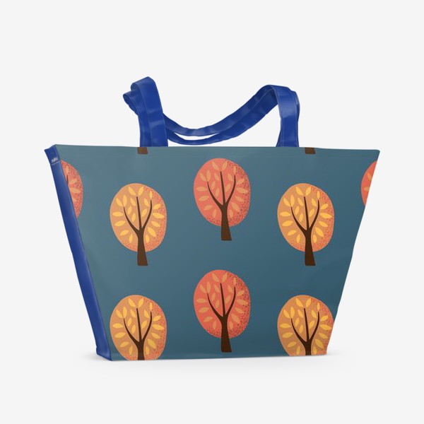 Пляжная сумка «Осенние деревья»