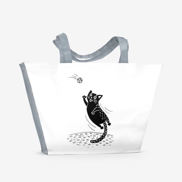 Пляжная сумка &laquo;Весёлый кот&raquo;